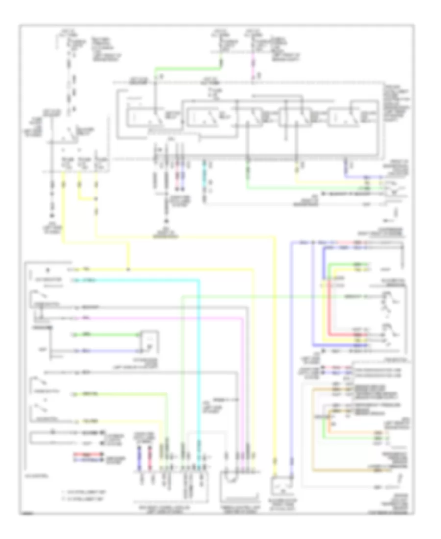 Manual AC Wiring Diagram for Nissan Cube SL 2013