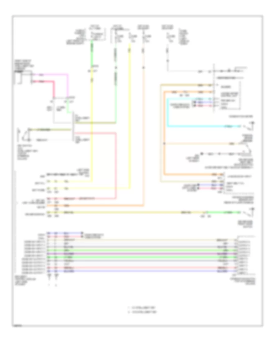 Chime Wiring Diagram for Nissan Cube SL 2013