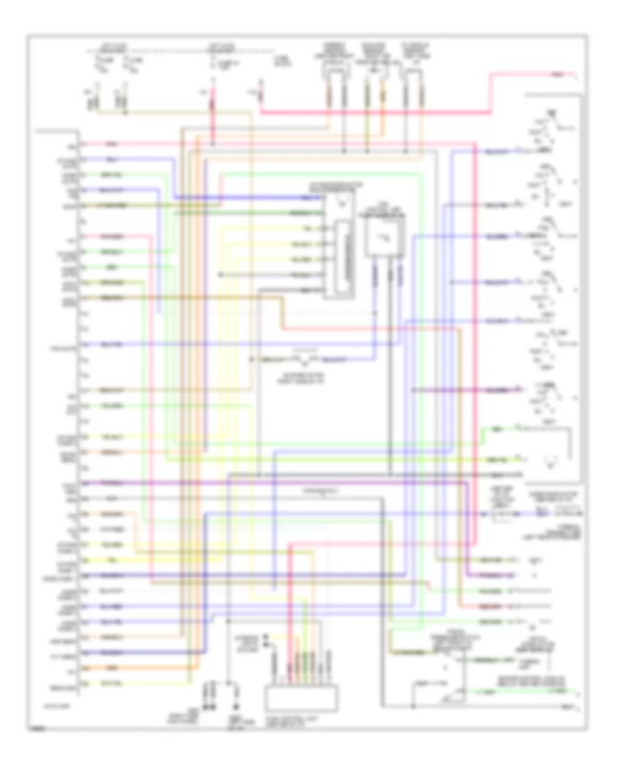 Air Conditioning Wiring Diagrams Auto A C 1 of 2 for Nissan Maxima GLE 1997