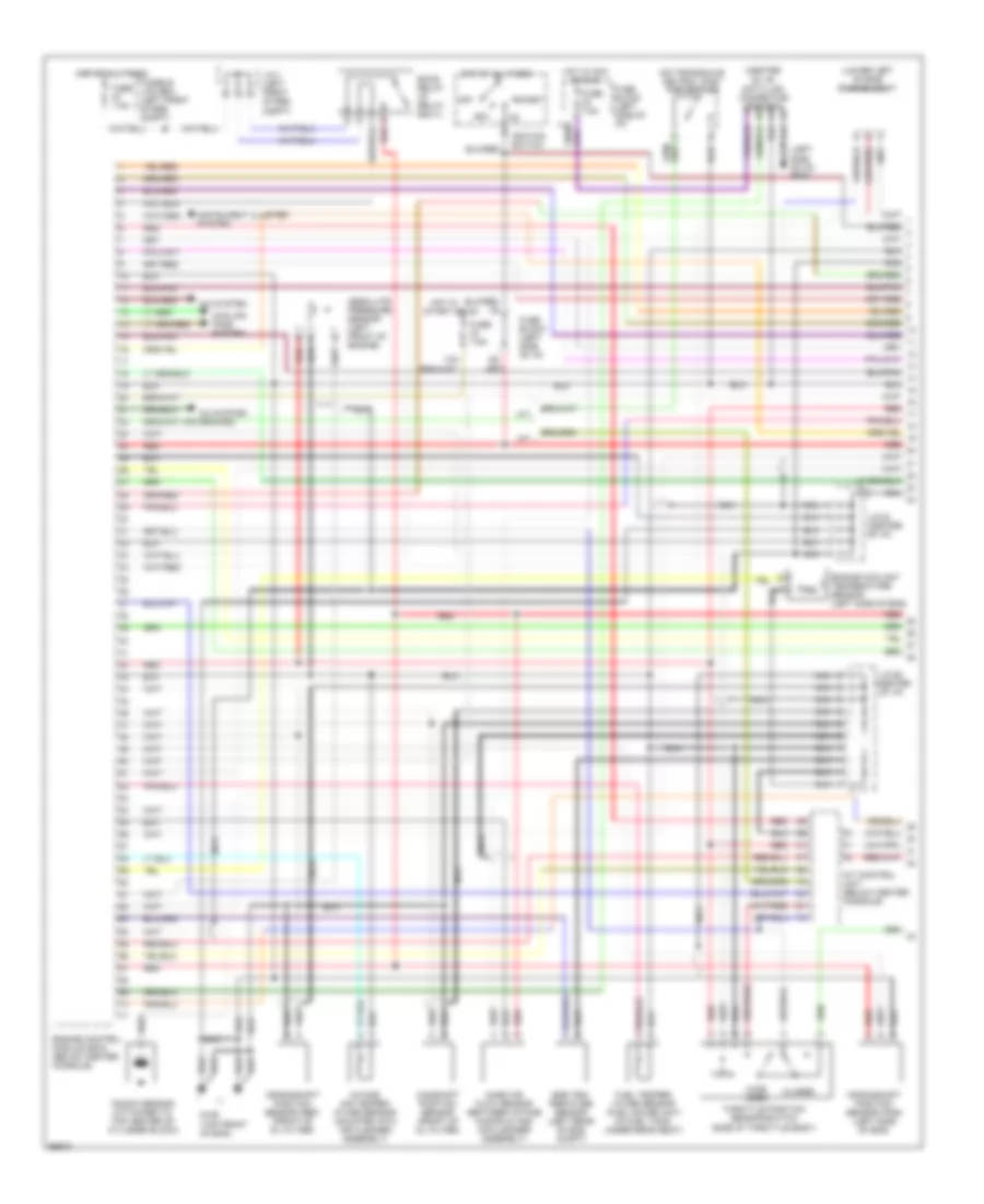 3 0L Engine Performance Wiring Diagrams 1 of 2 for Nissan Maxima GLE 1997