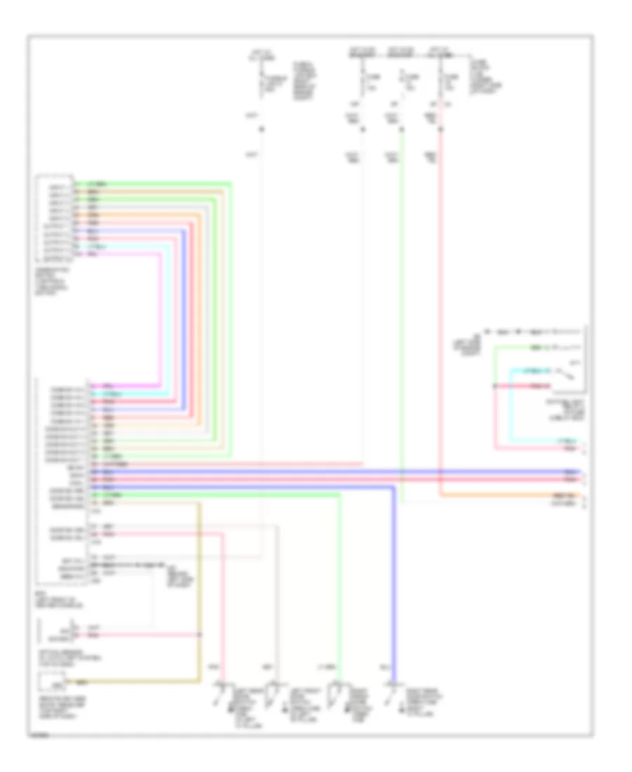 Headlights Wiring Diagram with DRL 1 of 2 for Nissan Frontier LE 2010