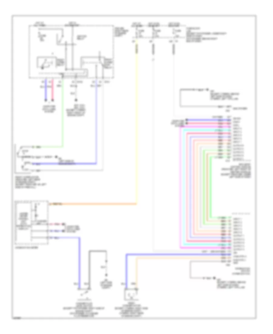 WiperWasher Wiring Diagram for Nissan Frontier LE 2010