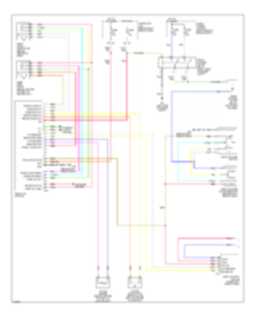 Manual AC Wiring Diagram (1 of 2) for Nissan Pathfinder LE 2005