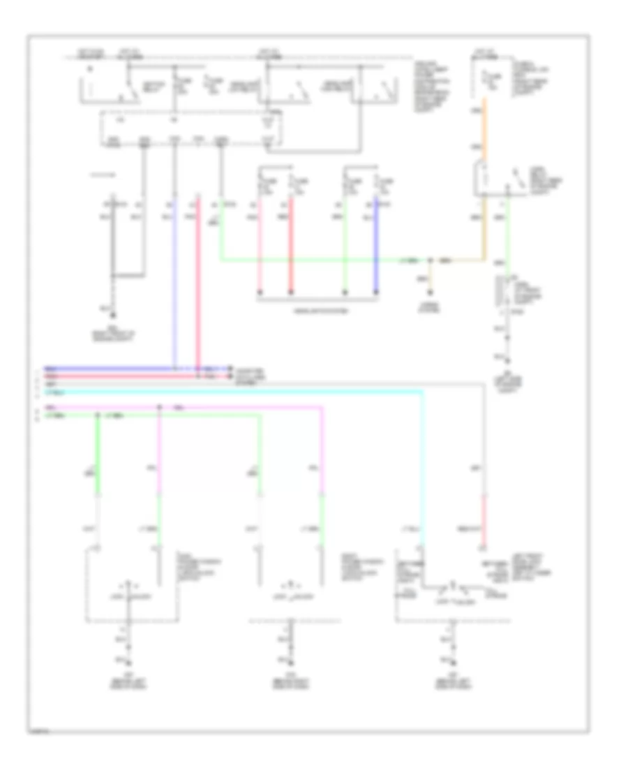 Forced Entry Wiring Diagram 2 of 2 for Nissan Pathfinder LE 2005