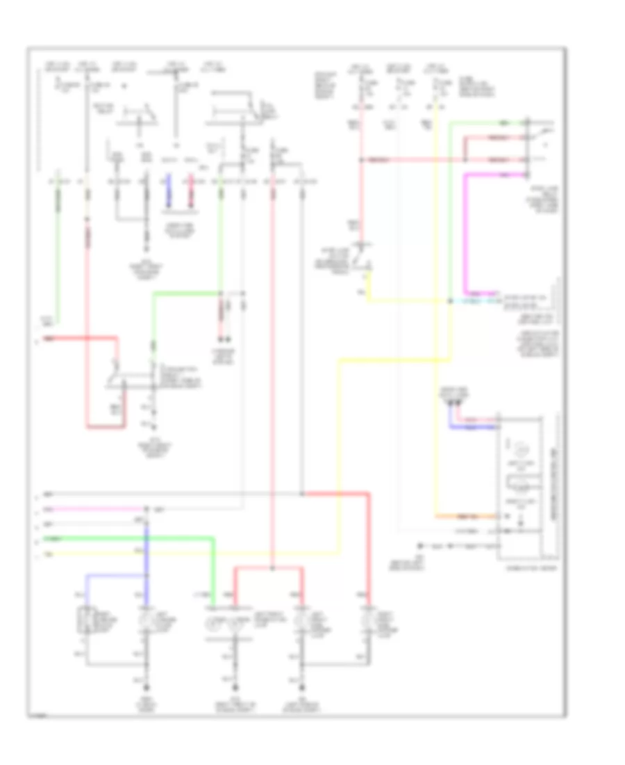 Exterior Lamps Wiring Diagram 2 of 2 for Nissan Pathfinder LE 2005