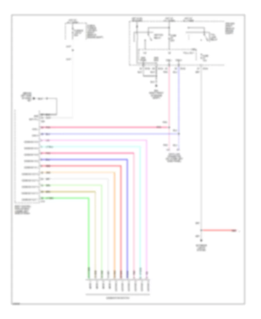 Instrument Illumination Wiring Diagram (1 of 2) for Nissan Pathfinder LE 2005
