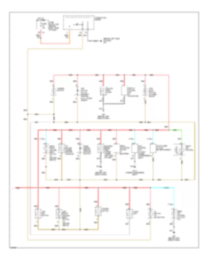 Instrument Illumination Wiring Diagram 2 of 2 for Nissan Pathfinder LE 2005