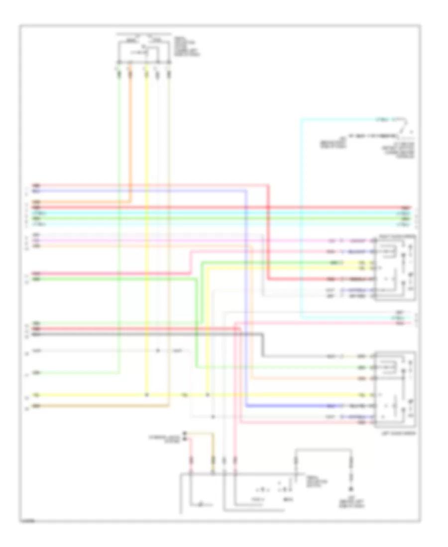 Memory Systems Wiring Diagram 2 of 3 for Nissan Pathfinder LE 2005