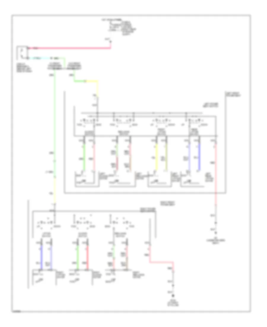Power Seat Wiring Diagram for Nissan Pathfinder LE 2005