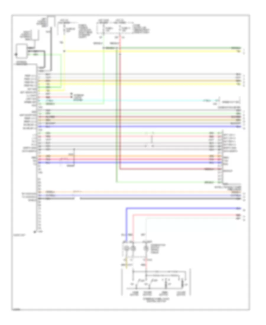 Bose Radio Wiring Diagram, with Navigation (1 of 3) for Nissan Pathfinder LE 2005