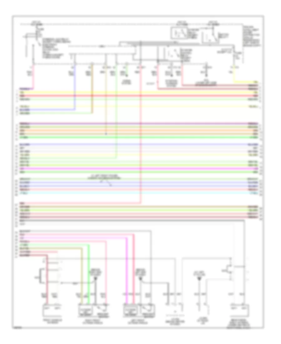 Anti-theft Wiring Diagram (2 of 4) for Nissan Altima Hybrid 2008