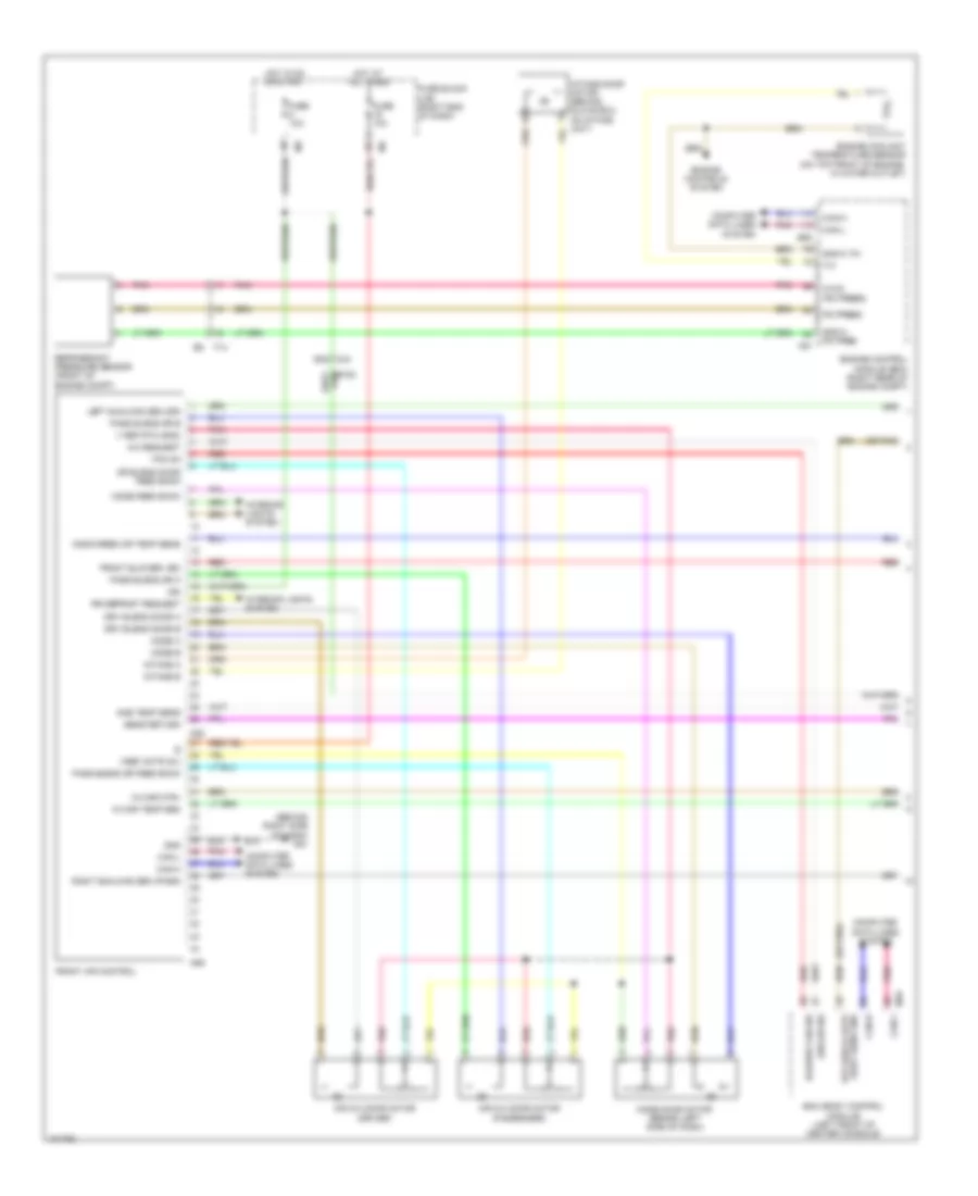 Automatic A C Wiring Diagram 1 of 2 for Nissan Frontier Desert Runner 2013