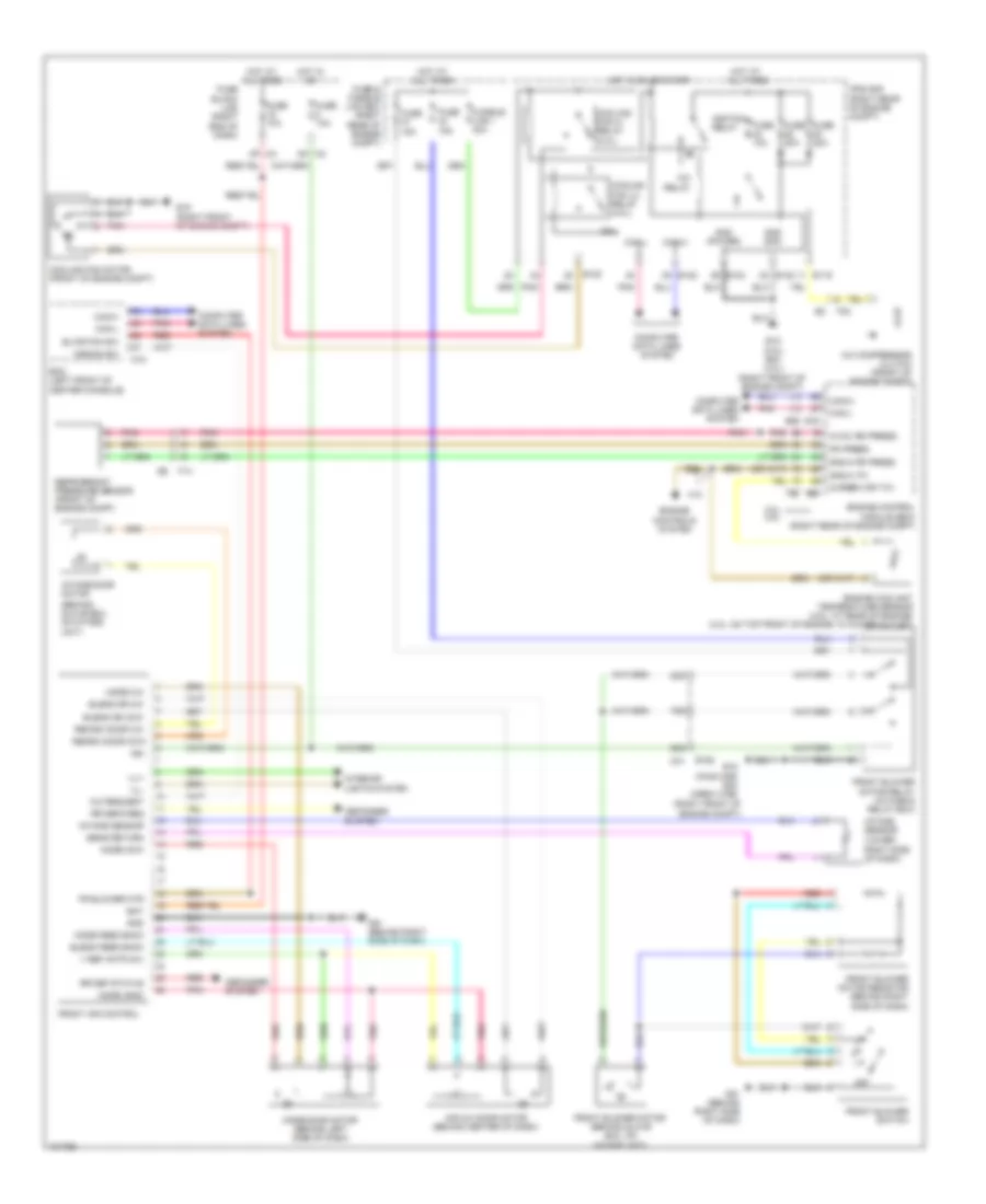 Manual AC Wiring Diagram, Early Production for Nissan Frontier Desert Runner 2013