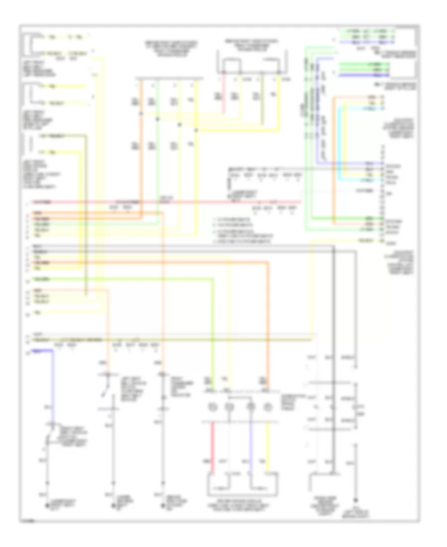 Supplemental Restraints Wiring Diagram 2 of 2 for Nissan Frontier Desert Runner 2013