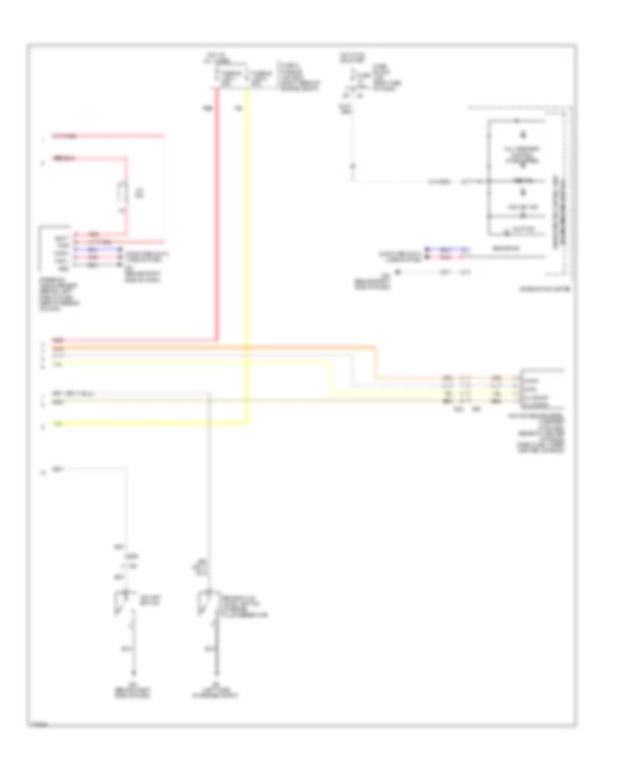 Anti-lock Brakes Wiring Diagram (2 of 2) for Nissan Frontier PRO-4X 2012
