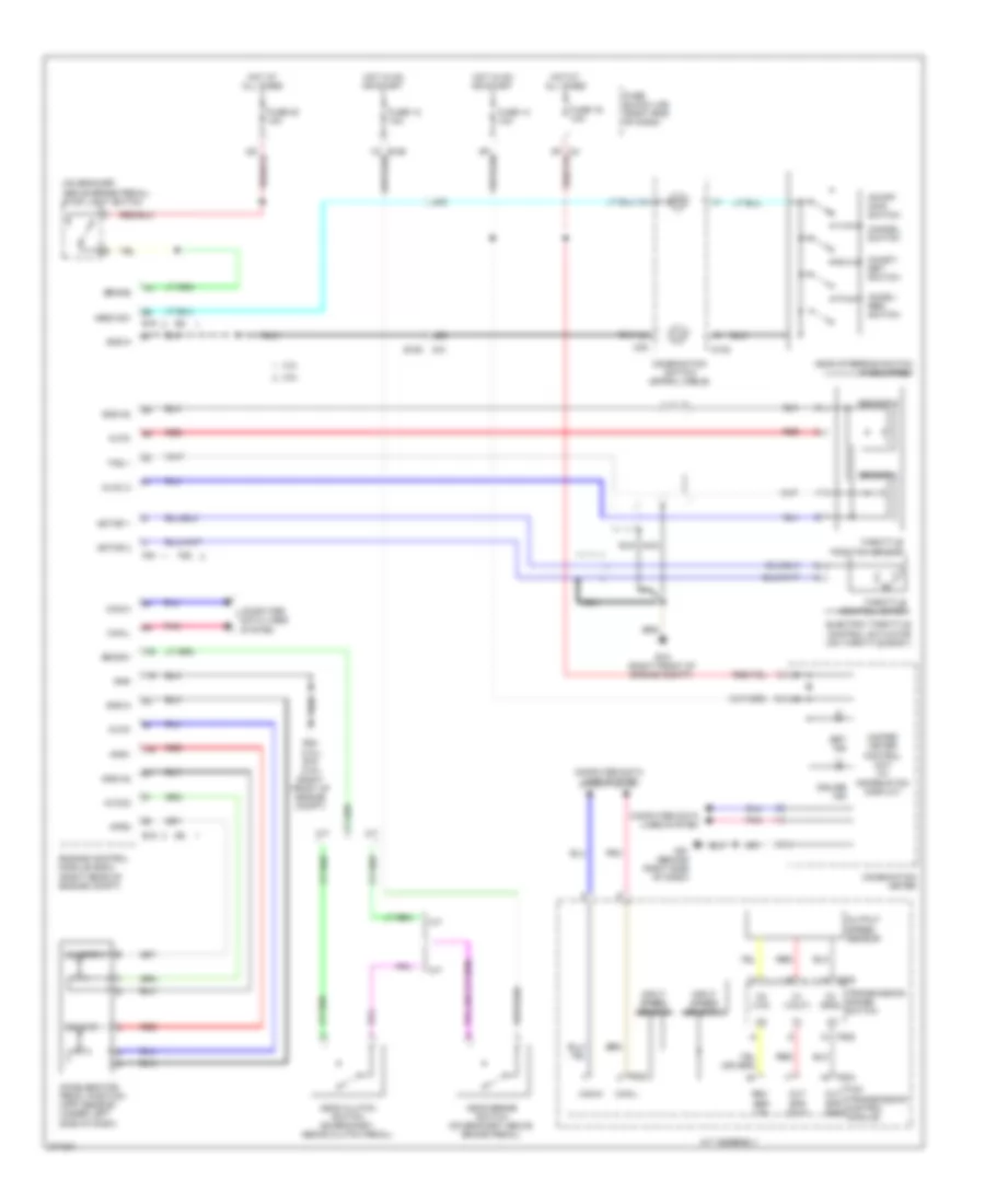 Cruise Control Wiring Diagram for Nissan Frontier PRO 4X 2012