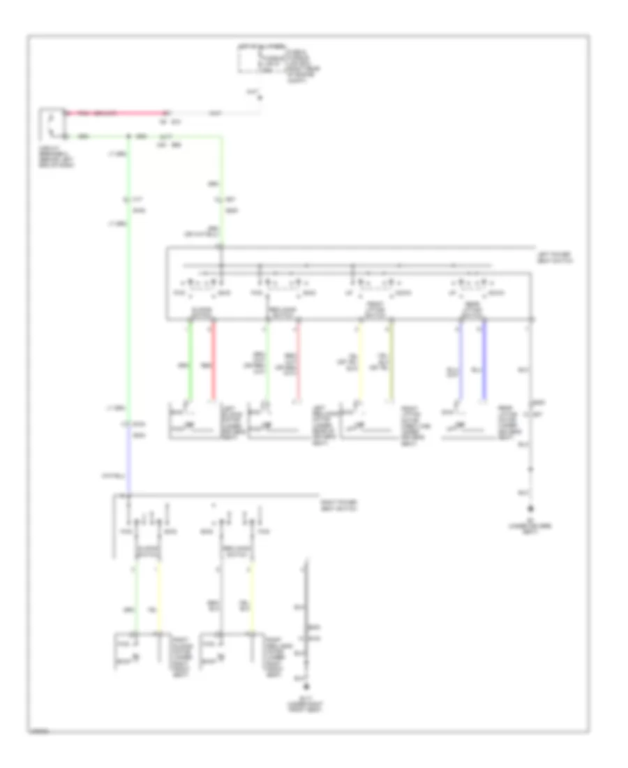 Power Seat Wiring Diagram for Nissan Frontier PRO-4X 2012