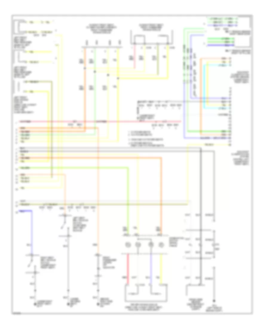 Supplemental Restraints Wiring Diagram 2 of 2 for Nissan Frontier PRO 4X 2012