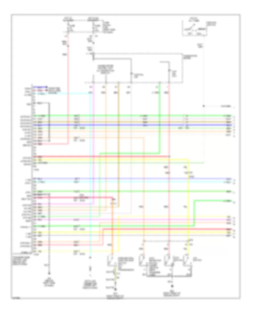 4WD Wiring Diagram 1 of 2 for Nissan Frontier PRO 4X 2012
