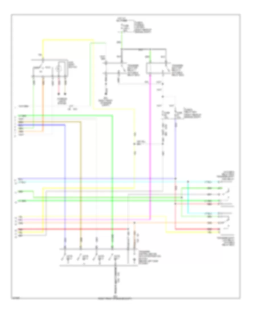 4WD Wiring Diagram (2 of 2) for Nissan Frontier PRO-4X 2012