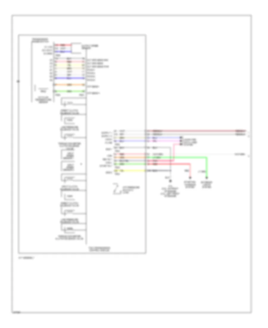 AT Wiring Diagram (1 of 2) for Nissan Frontier PRO-4X 2012