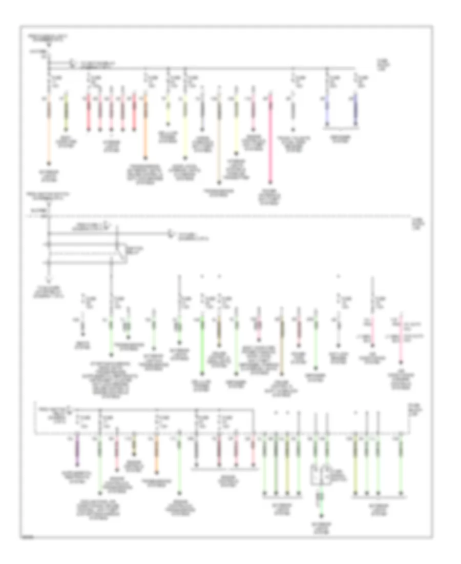 Power Distribution Wiring Diagram 2 of 2 for Nissan Maxima SE 1997