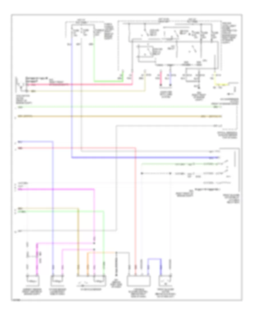 Automatic AC Wiring Diagram (2 of 2) for Nissan Frontier PRO-4X 2013