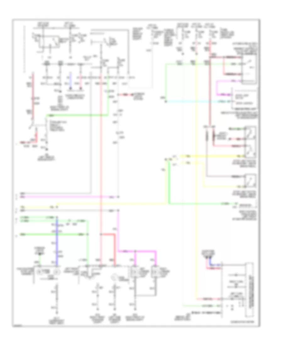 Exterior Lamps Wiring Diagram 2 of 2 for Nissan Frontier PRO 4X 2013