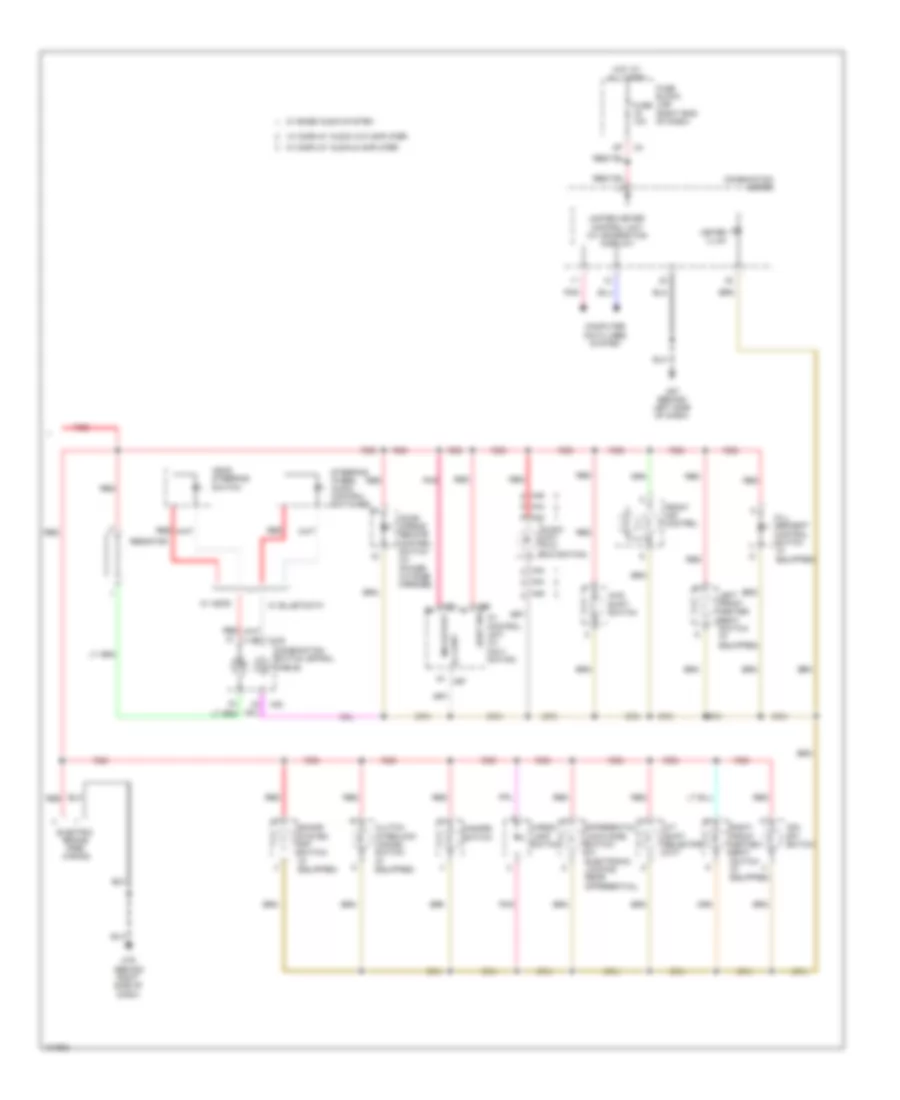 Instrument Illumination Wiring Diagram (2 of 2) for Nissan Frontier PRO-4X 2013