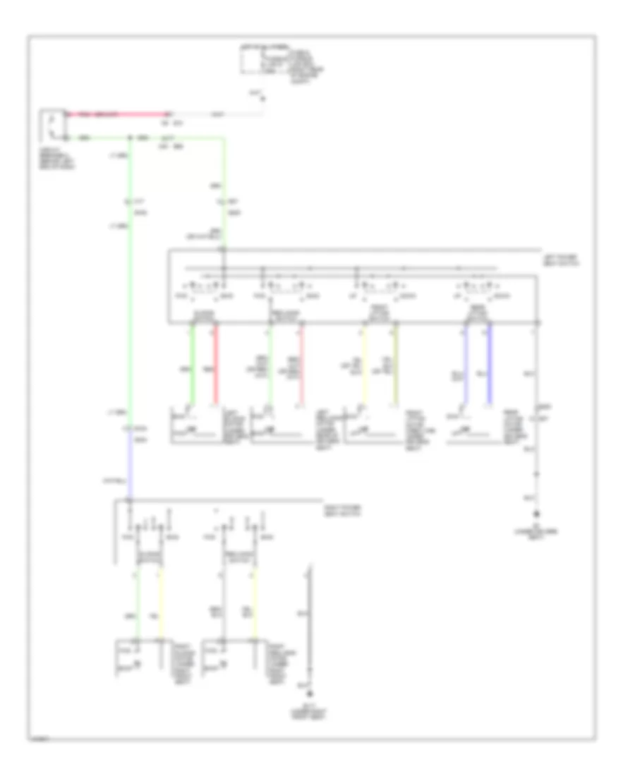 Power Seat Wiring Diagram for Nissan Frontier PRO-4X 2013