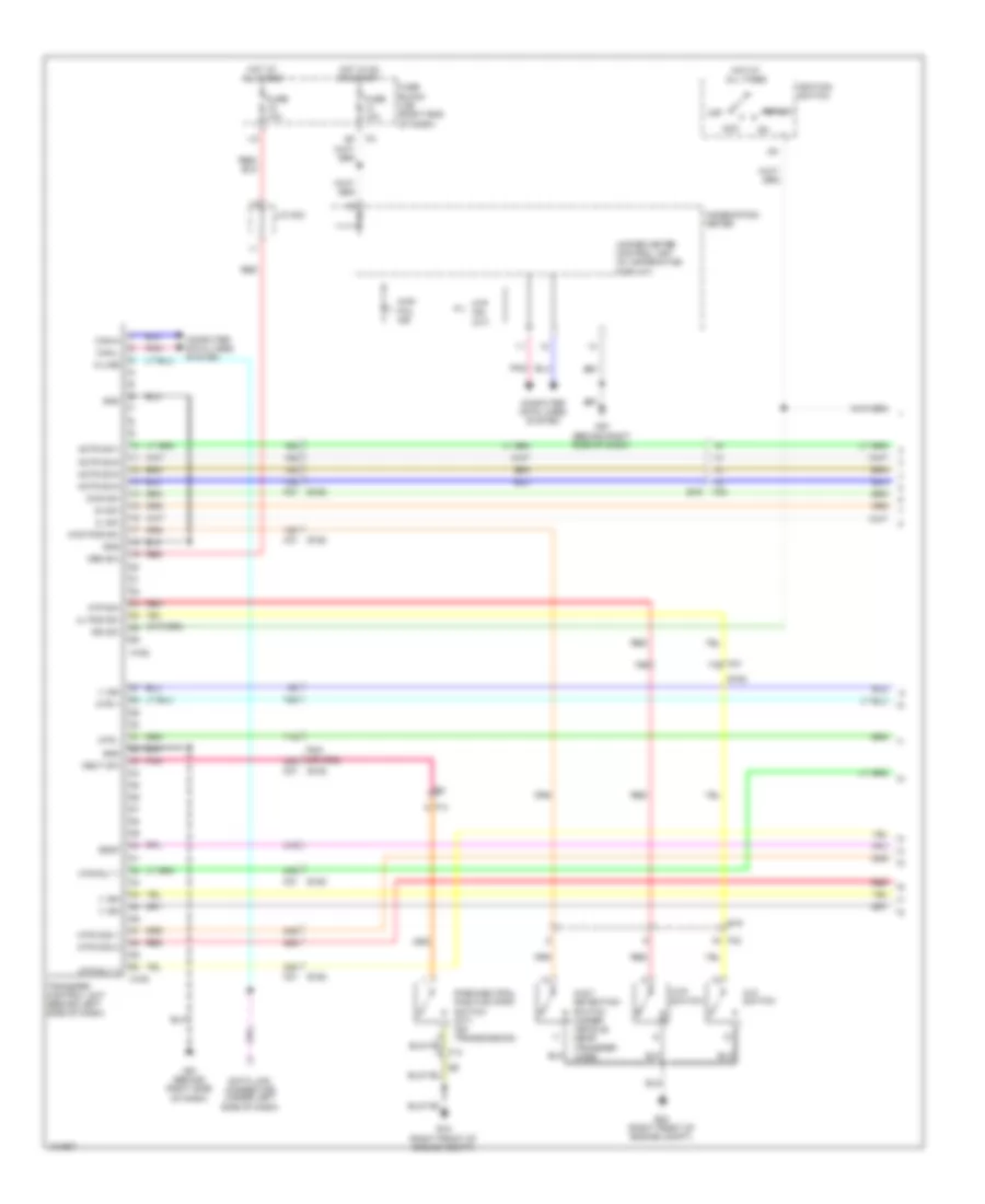 4WD Wiring Diagram 1 of 2 for Nissan Frontier PRO 4X 2013