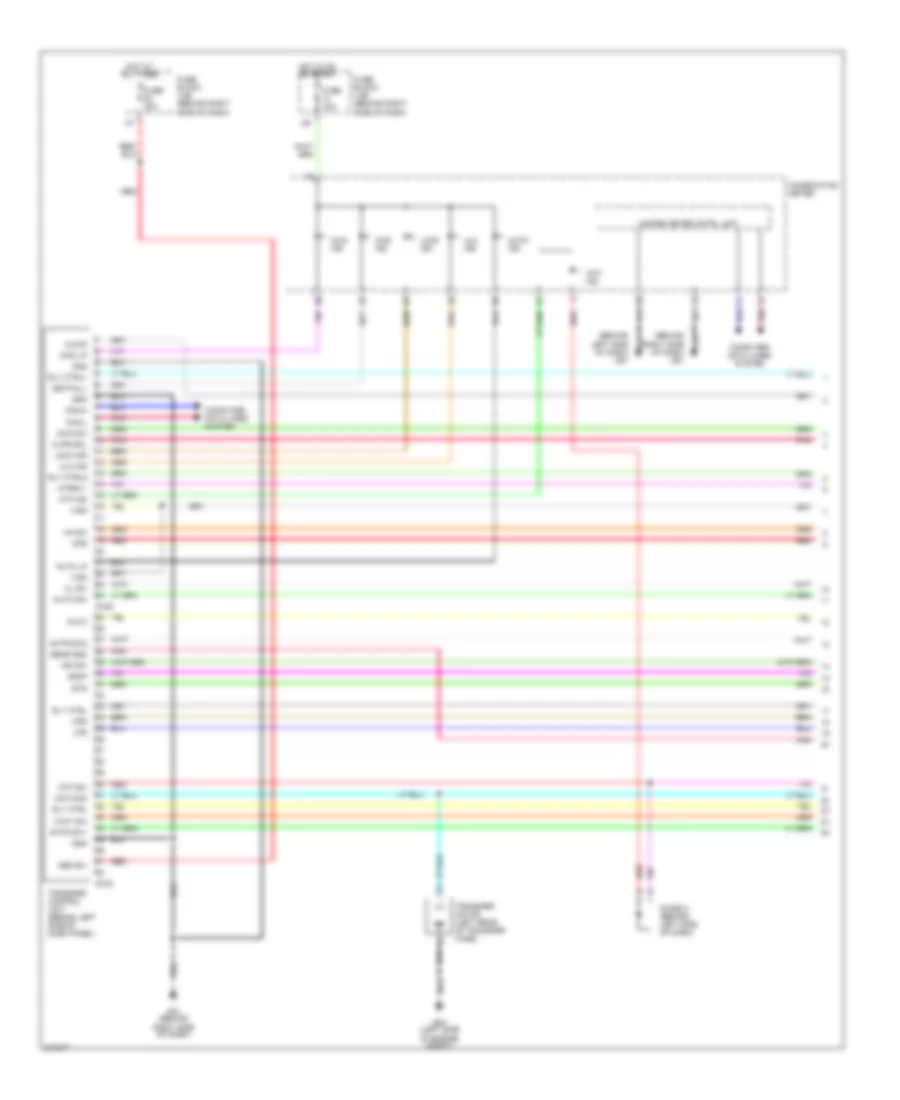 4WD Wiring Diagram 1 of 2 for Nissan Pathfinder SE Off Road 2005