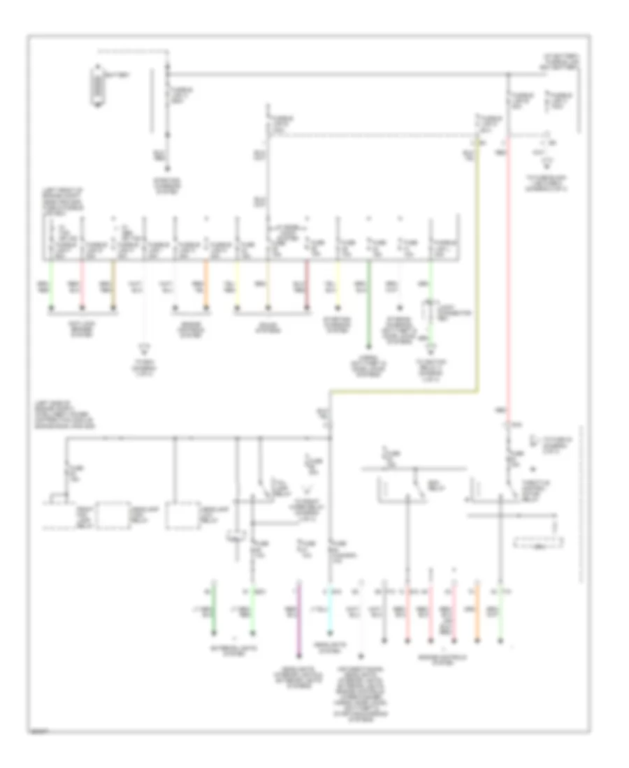 Power Distribution Wiring Diagram Except Hybrid 1 of 3 for Nissan Altima SE 2008