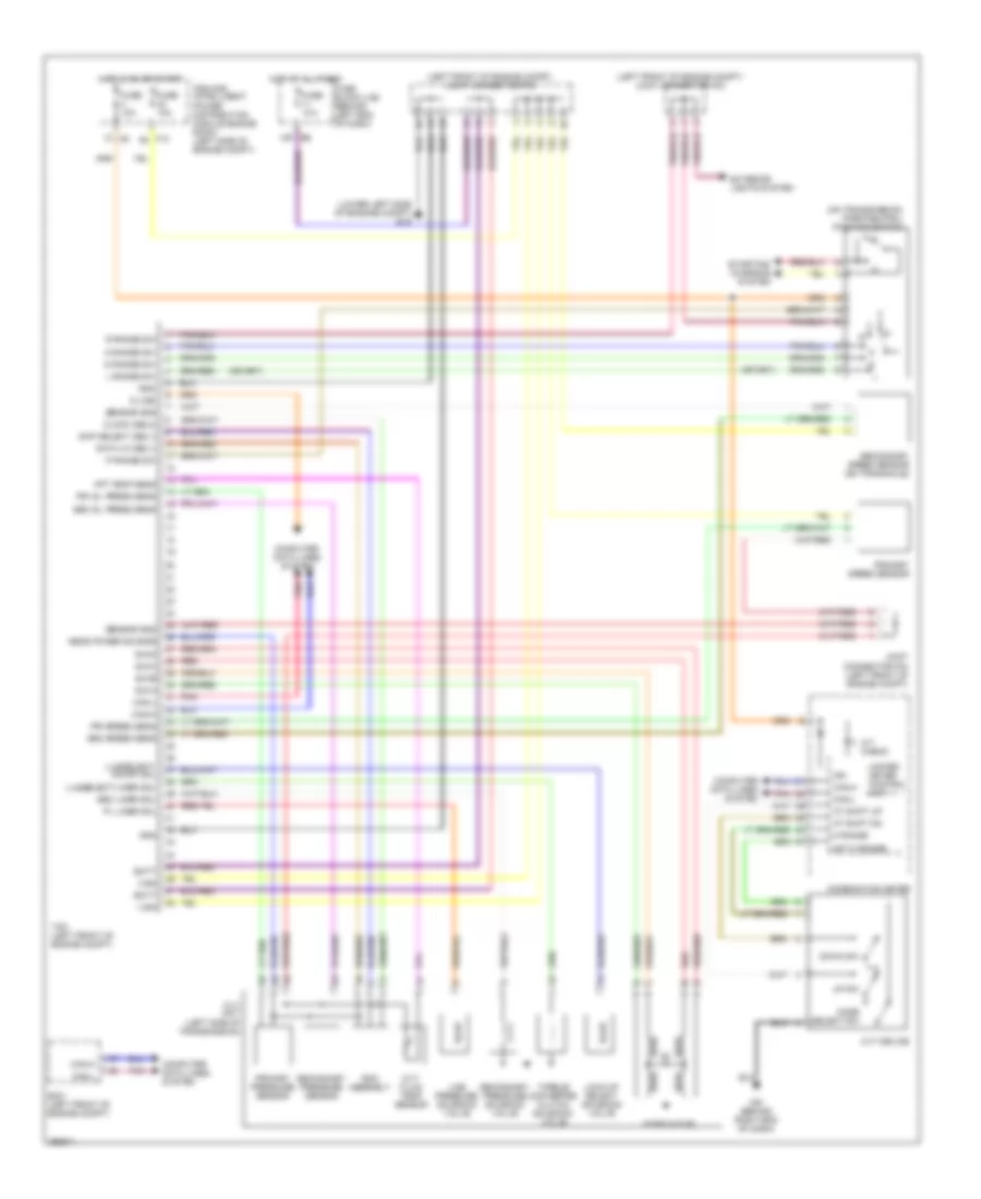 2 5L A T Wiring Diagram Except Hybrid for Nissan Altima SE 2008