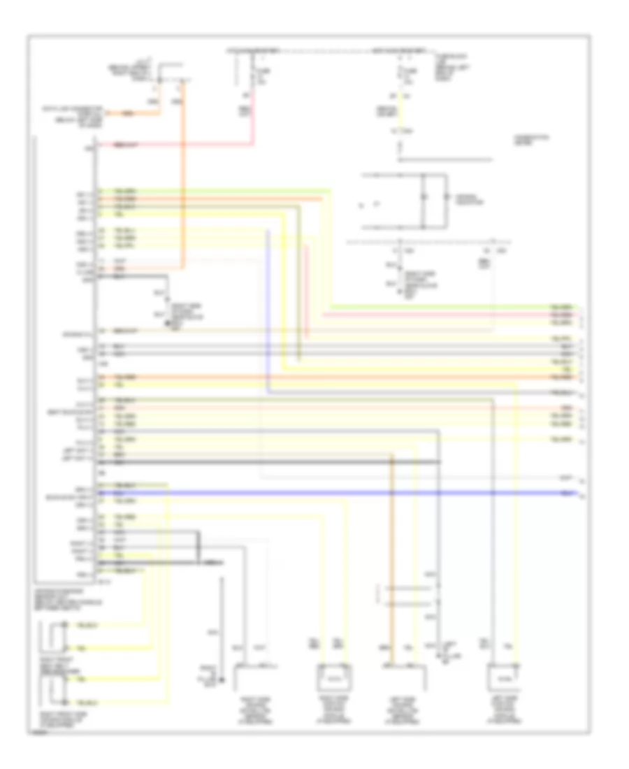 Supplemental Restraint Wiring Diagram 1 of 2 for Nissan Altima S 2002
