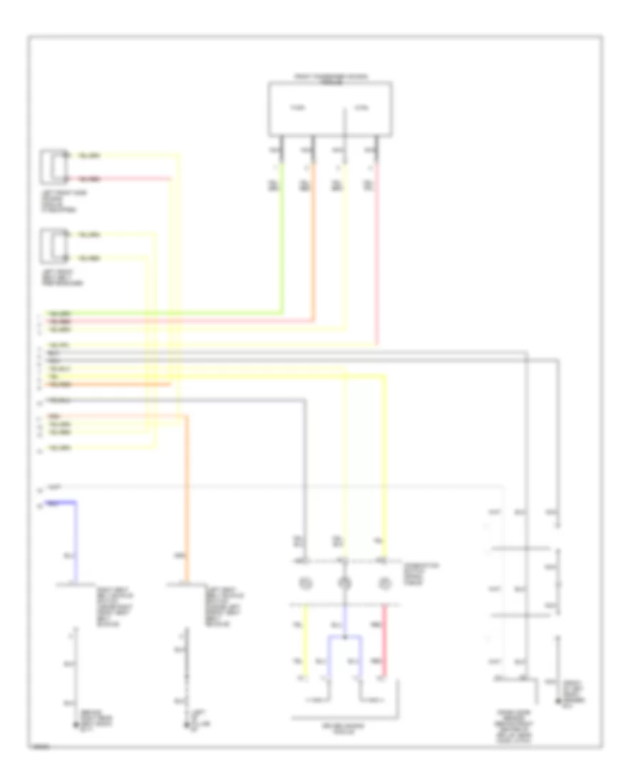 Supplemental Restraint Wiring Diagram 2 of 2 for Nissan Altima S 2002