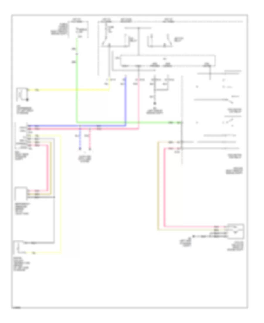 Cooling Fan Wiring Diagram for Nissan Pathfinder XE 2005
