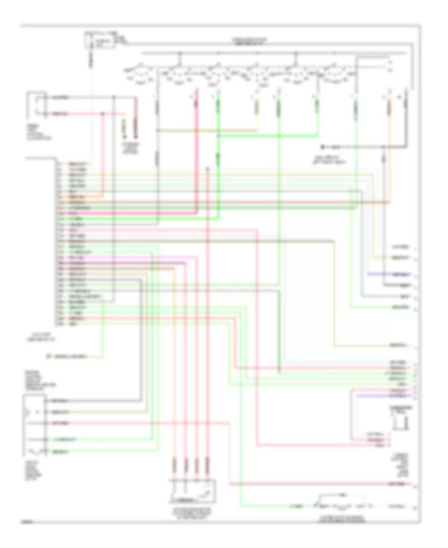 Электросхема кондиционера, Авто A/C (1 из 2) для Nissan Maxima SE 1993