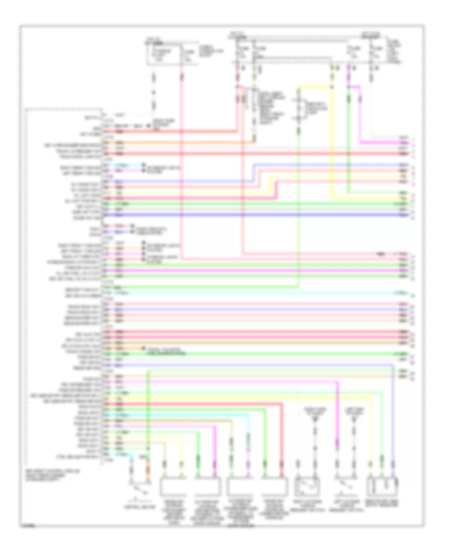 Anti theft Wiring Diagram 1 of 3 for Nissan GT R 2010