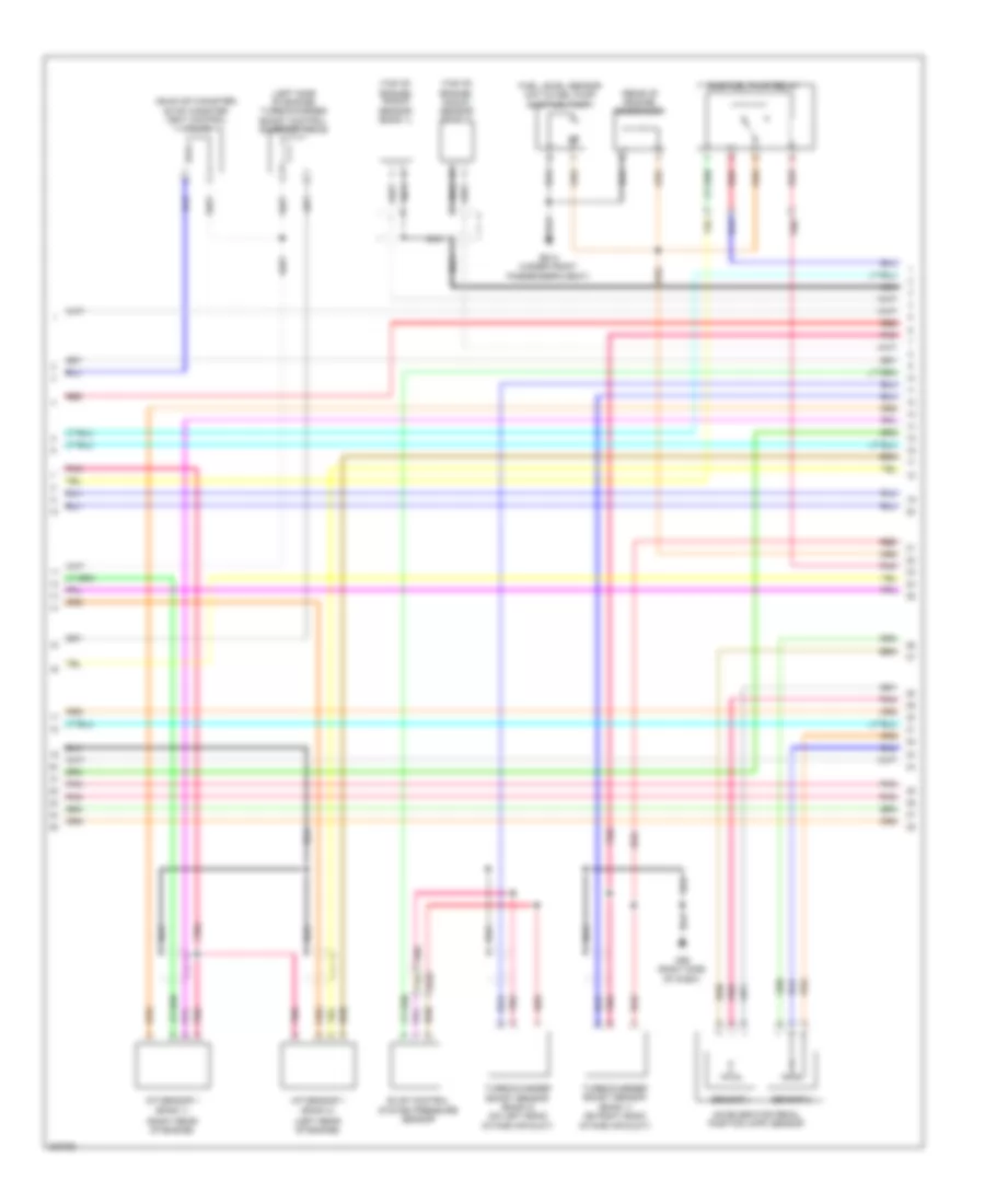 3.8L, Engine Performance Wiring Diagram (4 of 5) for Nissan GT-R 2010