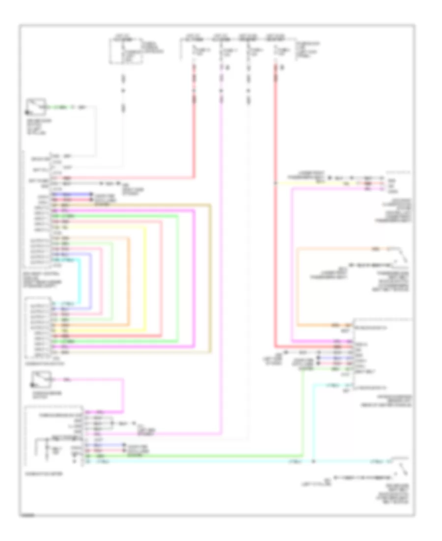 Chime Wiring Diagram for Nissan GT R 2010