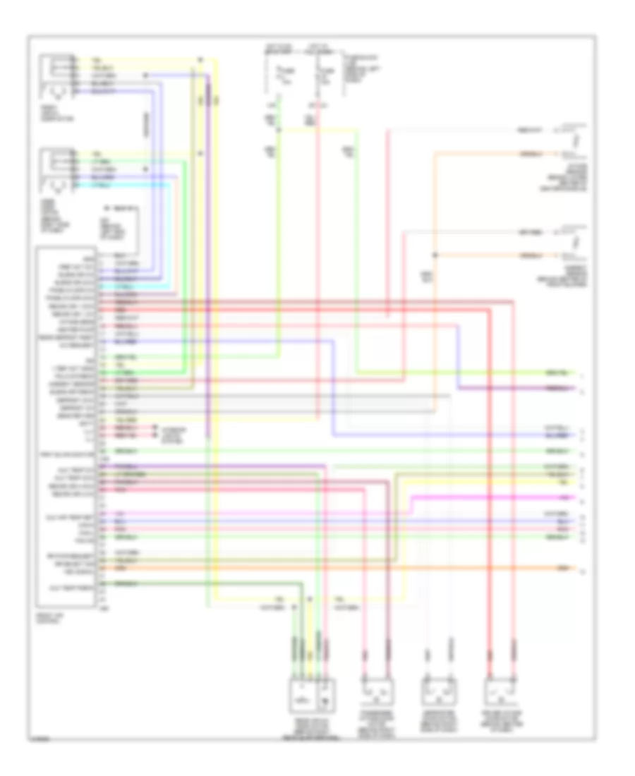 Manual AC Wiring Diagram (1 of 3) for Nissan Quest 2005