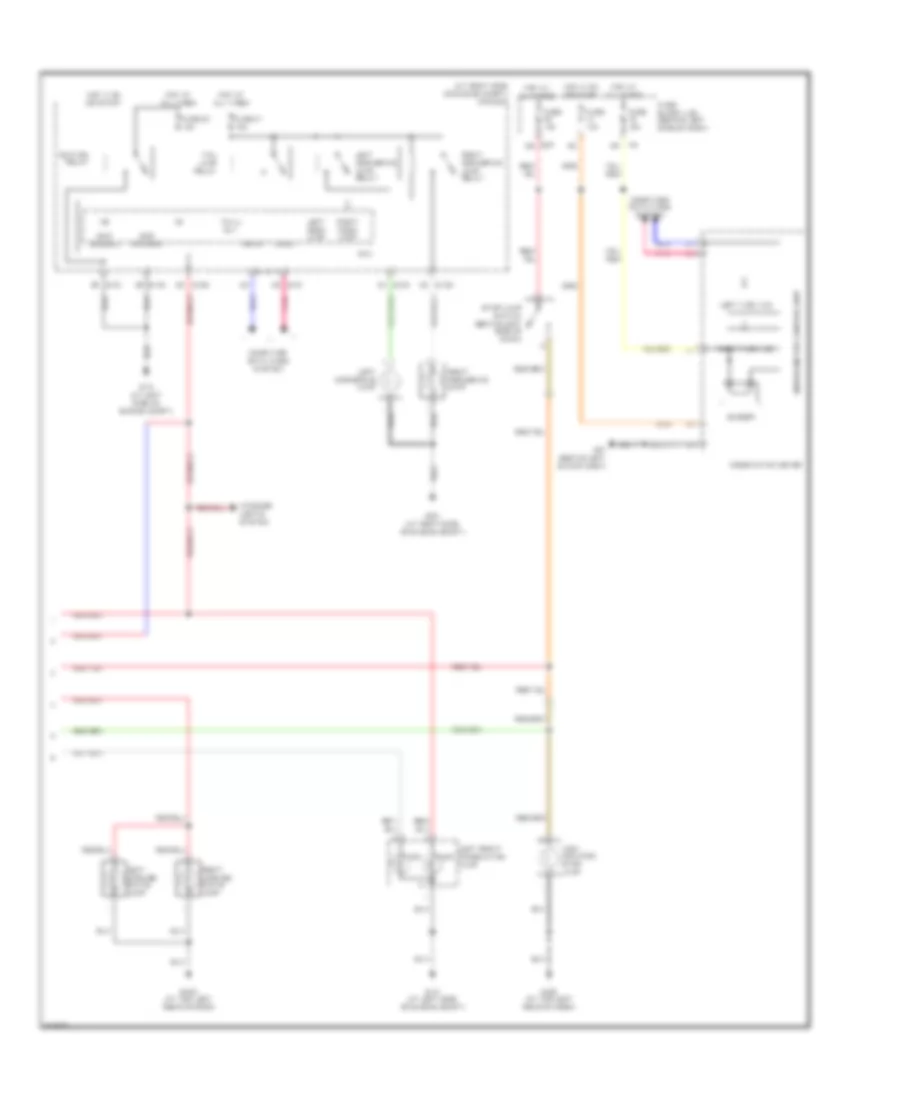 Exterior Lamps Wiring Diagram 2 of 2 for Nissan Quest 2005