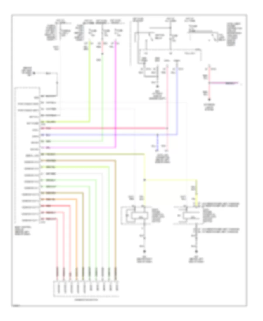 Instrument Illumination Wiring Diagram 1 of 2 for Nissan Quest 2005