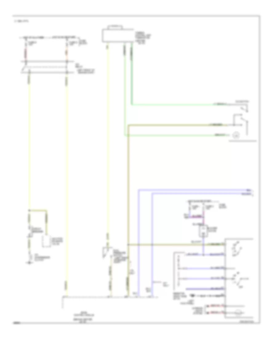 AC Wiring Diagram, Lever Control Type (1 of 2) for Nissan NX 1600 1993