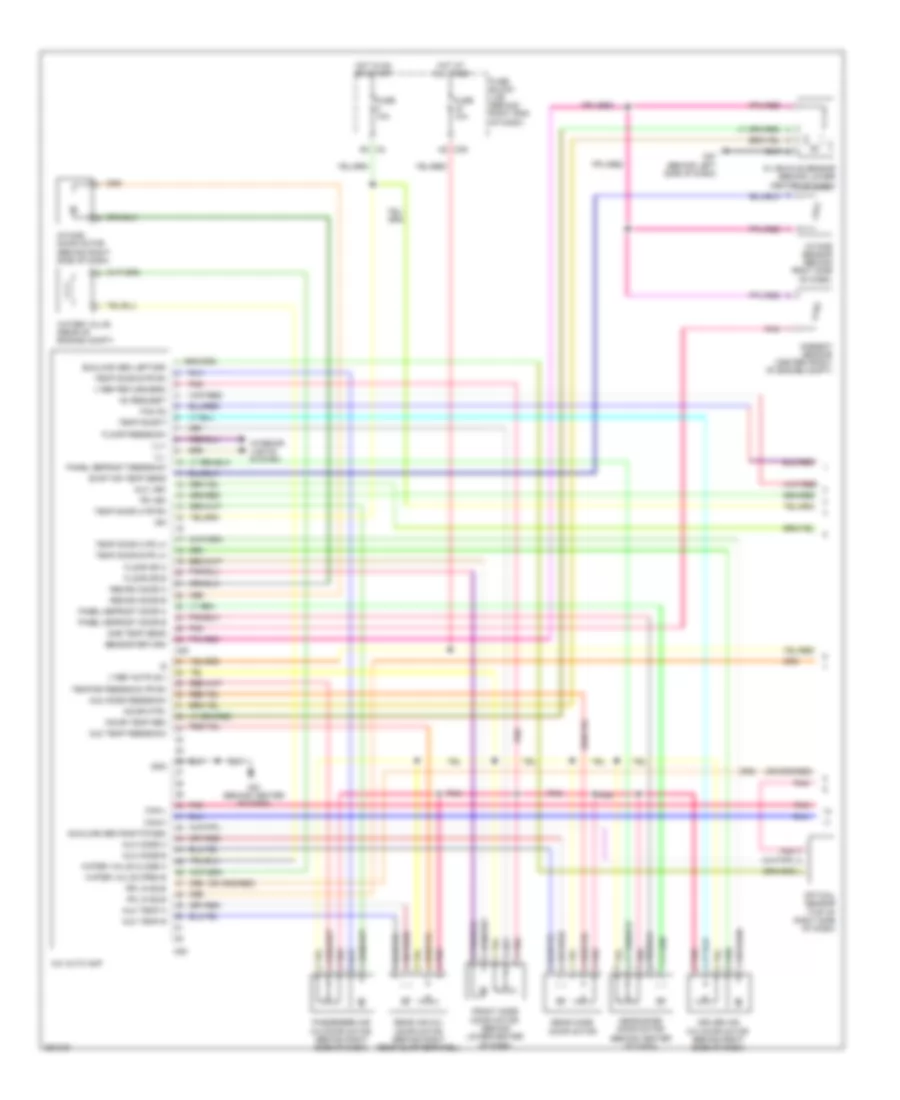 Automatic A C Wiring Diagram 1 of 3 for Nissan Armada LE 2008