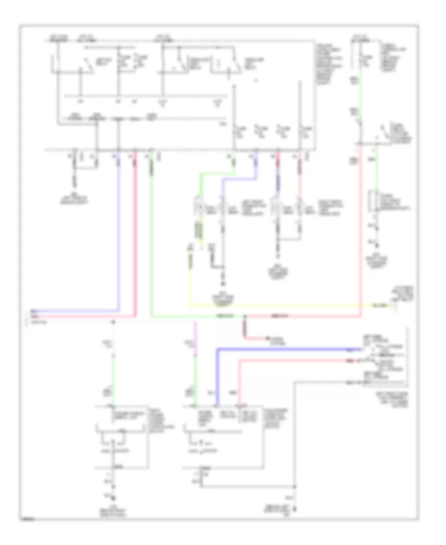 Forced Entry Wiring Diagram 2 of 2 for Nissan Armada LE 2008