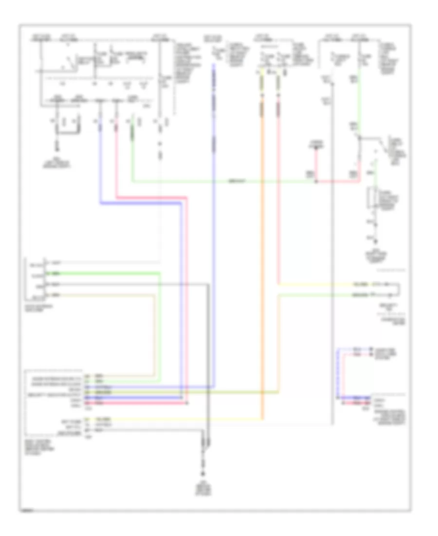 Immobilizer Wiring Diagram for Nissan Armada LE 2008