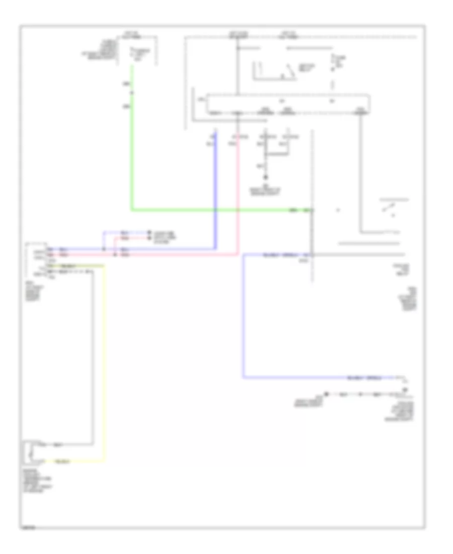 Cooling Fan Wiring Diagram for Nissan Armada LE 2008