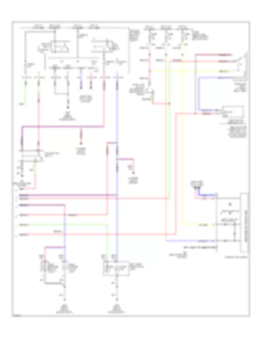 Exterior Lamps  Trailer Connector Wiring Diagram (2 of 2) for Nissan Armada LE 2008